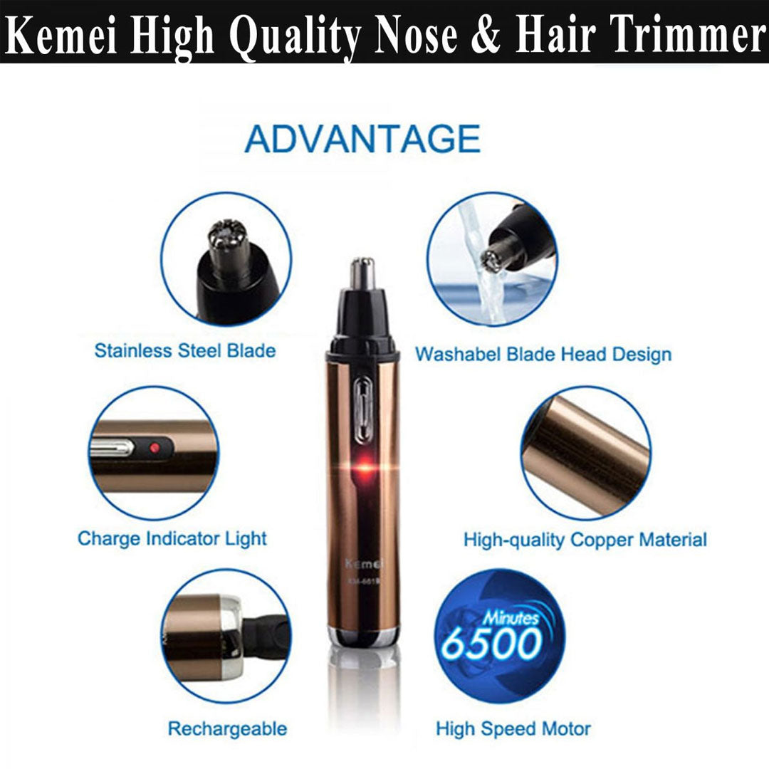 Kemei KM-6619 Nose & Ear Hair Trimmer
