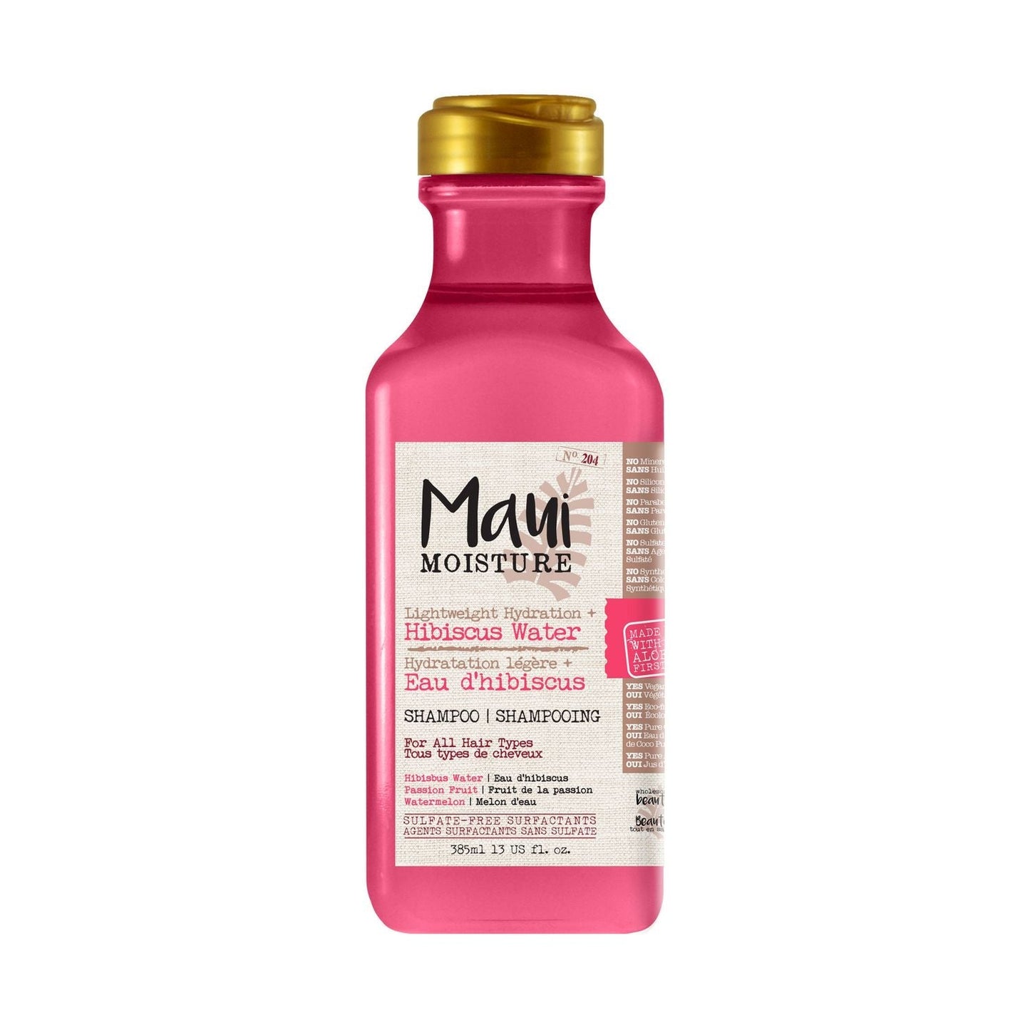 Maui Lightweight Hydration Hibiscus Water Shampoo 385ml