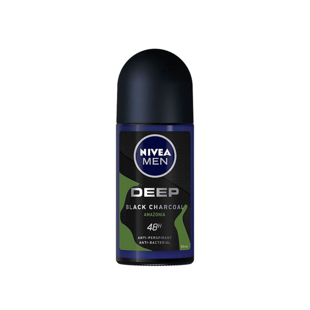 Nivea Men Deep Black Carbon Amazonia Roll On 50ml