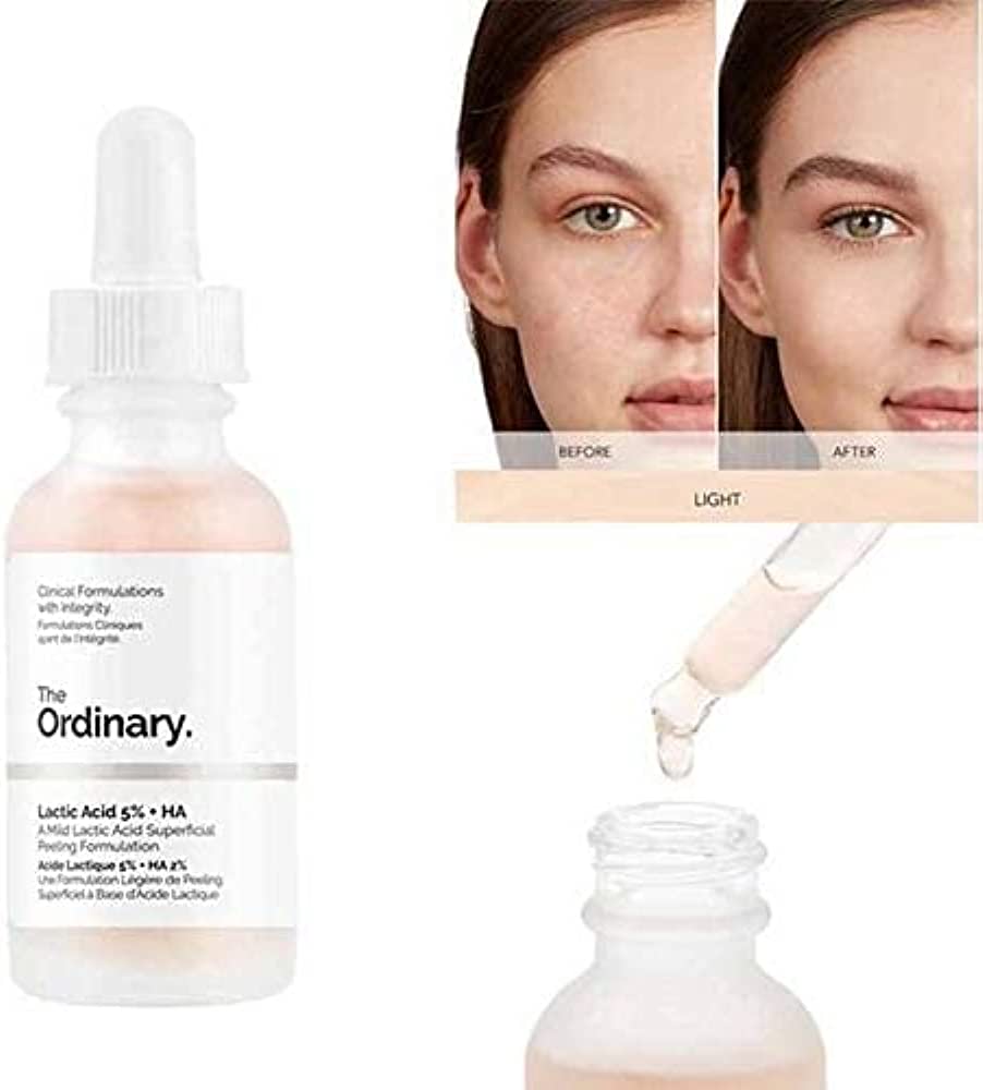 The Ordinary Lactic Acid 5% + HA Face Serum 30ml