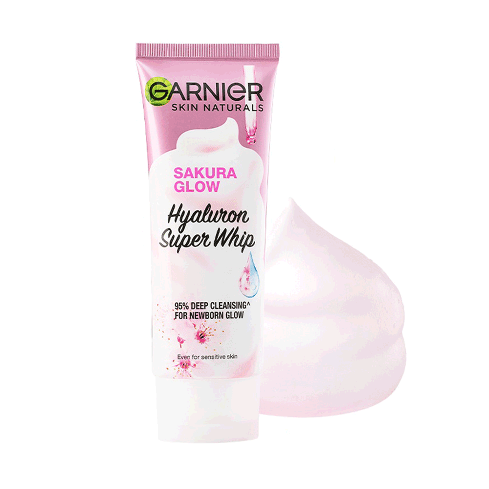 Garnier Sakura Glow Hyaluron Super Whip Foam 100ml