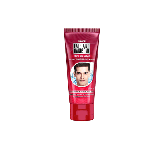 Emami Fair & Handsome 100% Oil Clear Face Wash 50g