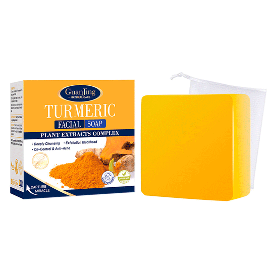 Guanjing Turmeric Handmade Facial Soap 100g