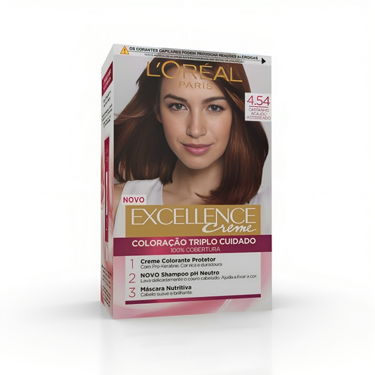 L'Oréal Excellence Creme - 4.54 Copper Mahogany Hair Color
