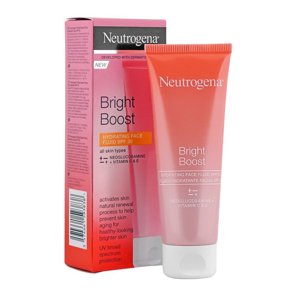 Neutrogena SPF30 Bright Boost Hydrating Face Fluid Serum 50ml