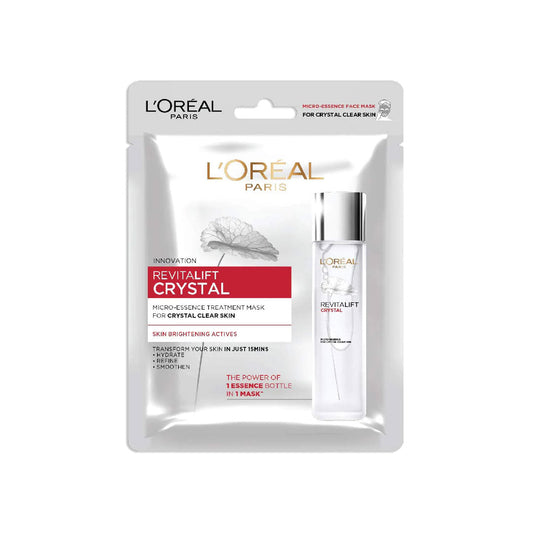 L'Oréal Revitalift Crystal Clear Skin Face Sheet Mask 25g
